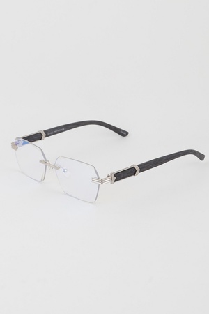 Rimless Tinted Sunglasses