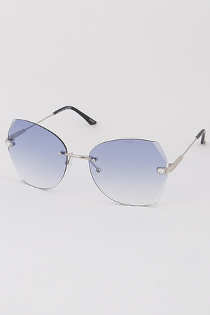 Rimless Butterfly Sunglasses