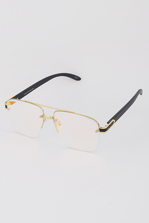 TINTED SQUARE SUNGLASSES