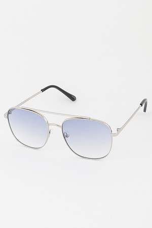 Tinted Aviator Sunglasses