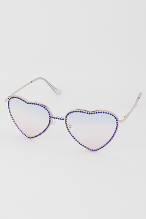 Gradient Heart Sunglasses