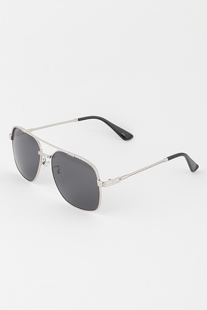 Gradient Square Aviator Sunglasses