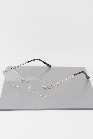 Rimless Twisted Snake Optical Glasses