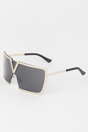V-Light Romask Shield-Frame Sunglasses