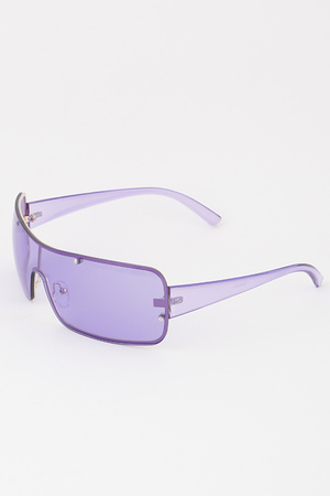 Bolted Bright Shield Sunglasses