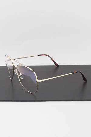 Classic Tinted Aviator Optical Glasses