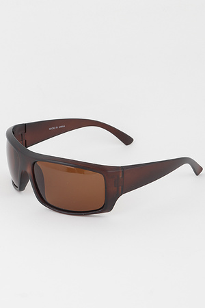 Curved Tinted Sunglasses