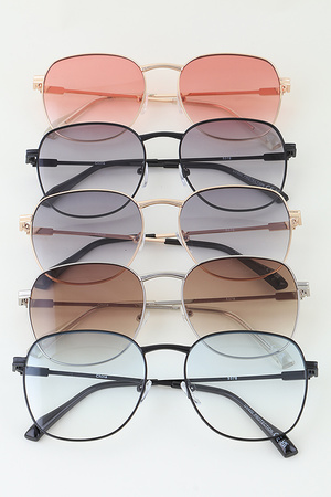 Classic Metal Gradient Sunglasses