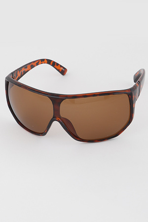 Curved Shield Sunglasses
