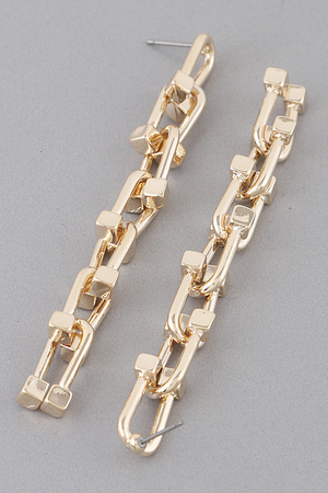 Unique Chain Drop Earrings