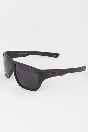 Plain Black Lens Square Sunglasses