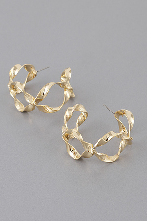 Uniform Hoop Earrings