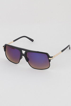 Half Frame Aviator Sunglasses
