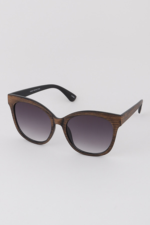 Wood Pattern Sunglasses