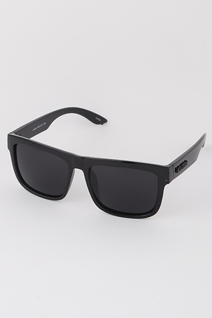 Classic Rimmed Rectangular Sunglasses