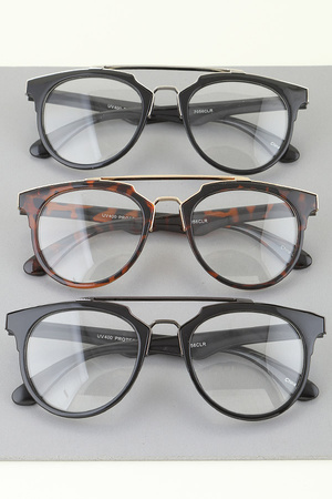 Geometric Aviator Optical Glasses