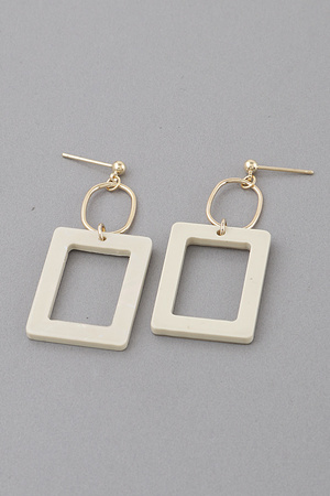 Minimal Square Earrings