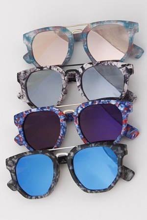 Printed Framed Trendy Sunglasses