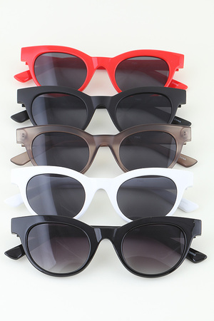 Classic Round Tinted Sunglasses
