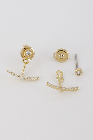 Simple Earrings With Rhinestone 8BBD9