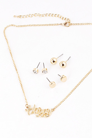 Journey Of The Happy Letters Necklace 5GBD6