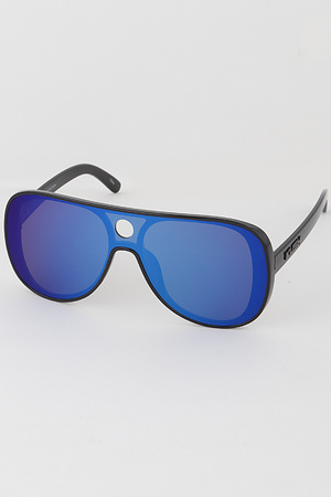 Mirror Big Frame Sunglasses
