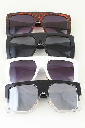 Modern Block Shield Sunglasses