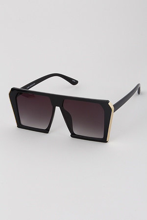 Oversized Frame Square Sunglasses
