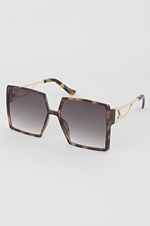 Open Cut Frame Sunglasses