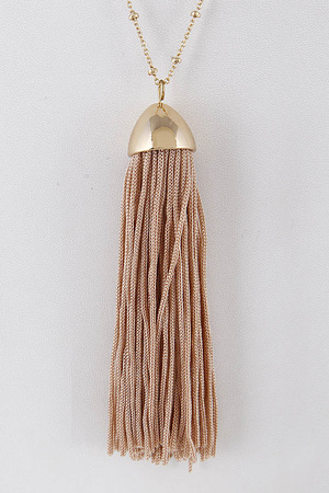 Long Necklace With Tassel 7LAH7