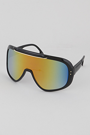 Curved Shield Sunglasses