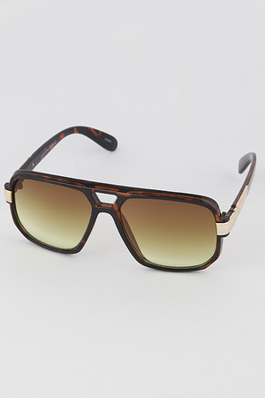 Gradient Lens Aviator Sunglasses