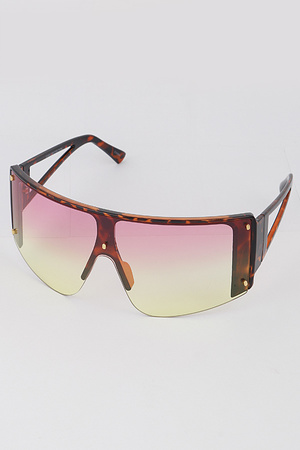 Hidden Frame Shield Sunglasses