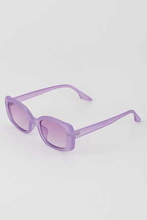 Bright Retro Square Sunglasses