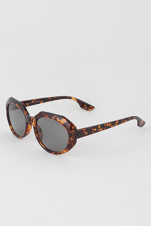 Geometric Round Sunglasses