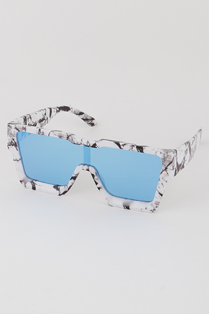 Marble Shield Sunglasses
