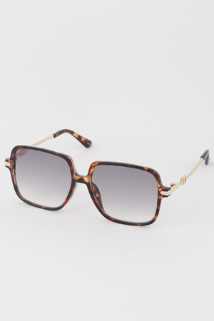 Link Chain Square Sunglasses