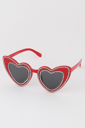 Retro Heart Sunglasses