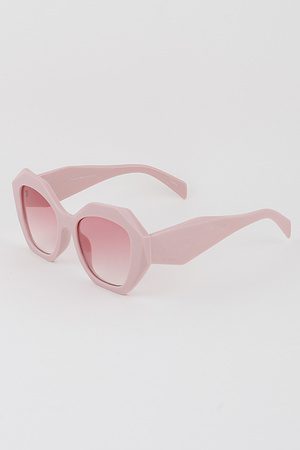 Bulky  Geometric  Sunglasses