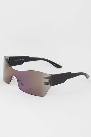 Wavy Wrap Around Sunglasses