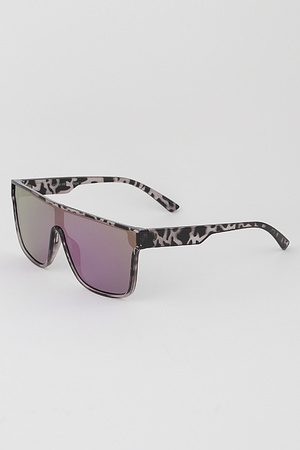 Bright Tinted Shield Sunglasses