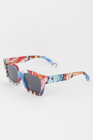 Graffiti Art Square Sunglasses