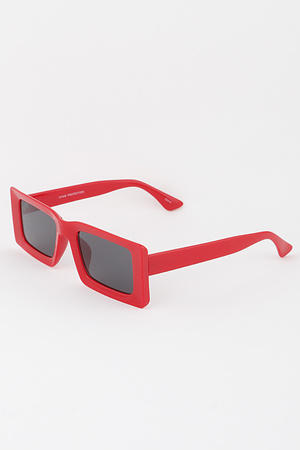 Retro Block Tinted Sunglasses