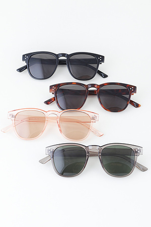 Triple Bolted Classic Sunglasses