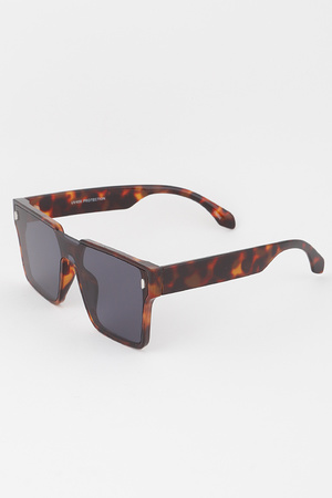 Crystal Tinted Box Sunglasses