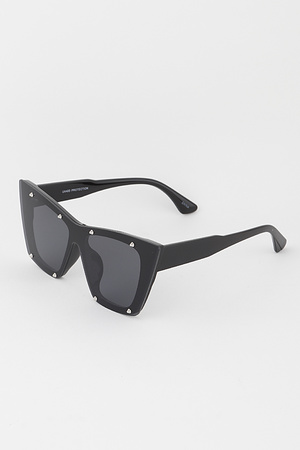 Bolted Sharp Cateye Sunglasses