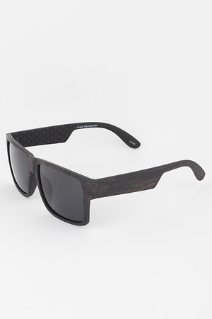 Metallic Engraved Sunglasses