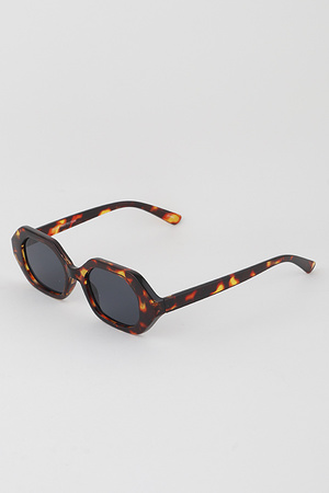 Bright Tinted Geometric Sunglasses