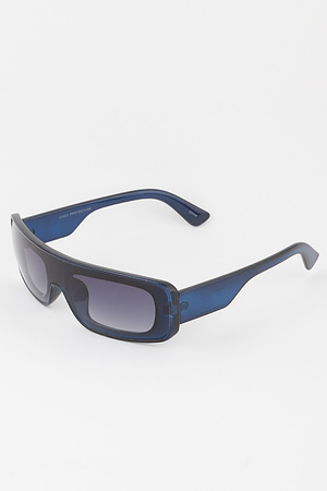 Two Tone Lined Square Sunglasses