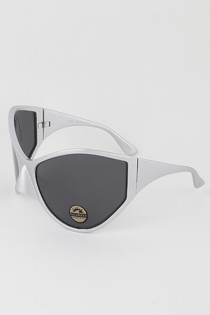 Curved Bug Shade Sunglasses